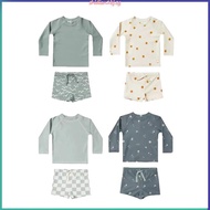 Rash Guard Boy Set Nautical kids Swimsuit Long Sleeve Top and Swim Trunks UPF50+