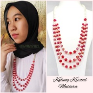 Women's Necklace Pearl Necklace/ Crystal Necklace/ Salsabila Jewelry Necklace
