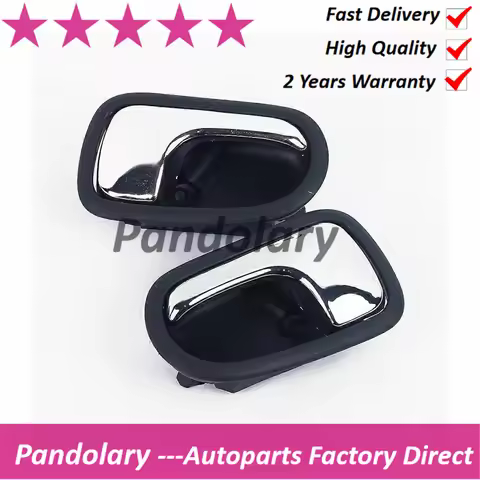 S54N-59-330B65 S54N-58-330B65 New 2PCS Chrome Interior Door Black handle for Mazda PROTEGE 323 626 F