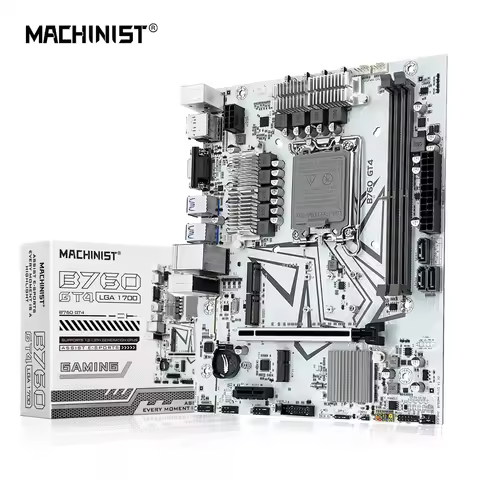 MACHINIST B760 GT4 DDR4 Motherboard LGA 1700 Support Intel Core I3/i5/i7/i9 12th 13th Processor CPU 