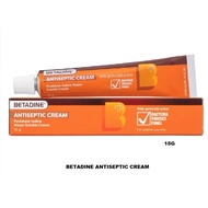Betadine Antiseptic Cream 15g Bacteria  Viruses Fungi exp 11/2026 CBILU