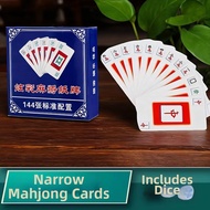 BSKT | Paper Mahjong Special Long Strip Waterproof Thick Mahjong Cards