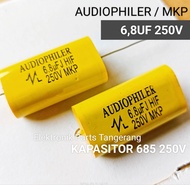KAPASITOR AUDIOPHILER 6.8UF 250V KAPASITOR MKP 6.8UF 250V AUDIOPHILER 68UF 250V kapasitor 685