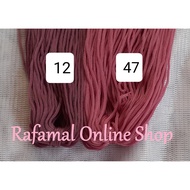 BENANG TALI PP CHINA 1MM (COLOUR OPTION : DUSTY PINK & DUSTY PURPLE) BENANG KAIT CROCHET