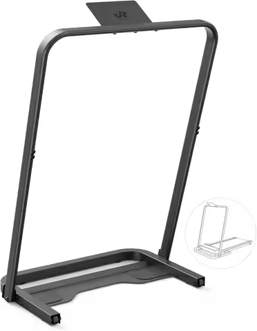Universal Walking Pad Handle Bar, 23.6'' Wide Compatible, Quick Assembly with Wheels for Easy Moving