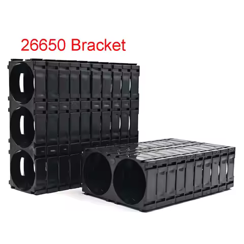 10PCS 26650 26700 26800 Battery Holder Bracket Lithium Battery Plastic Bracket Fixed Bracket DIY Bat