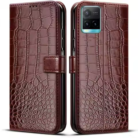 Wallet Luxury Phone Case For VIVO Y72 5G Y33s Y21 Y20 2021 Y21s Y20s V21 Fundas Leather Magnetic Fli