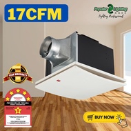 【Ready Stock】KDK 17CFM / 24CFM | Ceiling Mount Ventilating Fan Steel Type | Ceiling Exhaust Fan Steel Type