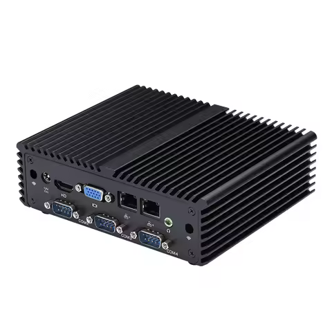 Qotom Mini PC Q192P with Processor N2920 Quad Core 1.86 GHz CPU TDP 7.5W Fanless Industrial PC