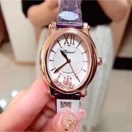 Ready Stock [Happy Diamond Collection] Chopin Brand Automatic Mechanical Female Watch 7 Diamonds and
