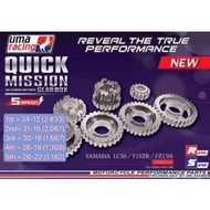 GEARBOX UMA QUICK MISSION LC5S Y15 V1 V2 GEAR BOX UMA RACING