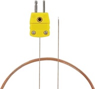 PerfectPrime TL0260, 0.13mm Diameter, K-Type Sensor Probe for K-Type Thermocouple Thermometer/Meter 