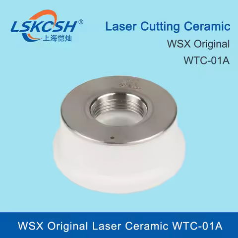 LSKCSH WSX Original Laser Ceramic Nozzle Holder Ceramic Ring Parts WTC-01A D28/24.5mm For WSX Fiber 