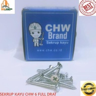 Wood Screws CHW Wood Screws 6 X 1 1/ 4" Full Galvanized Thread LIMITED