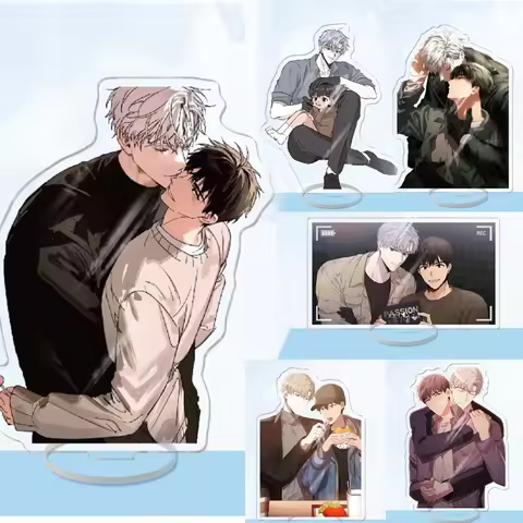 Cartoon Shounan BL Web Novel Acrylic Standee Jeong Taeui Model Ilay Rie Grow (Image Main Characters)