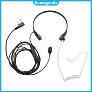 Covert Acoustic Tube In-ear Earpiece 2-P Pin Acoustic Tube PTT Mic Earpiece 2Pin PTT Covert Acoustic