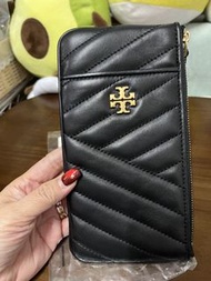 Tory Burch 黑色菱格紋長夾