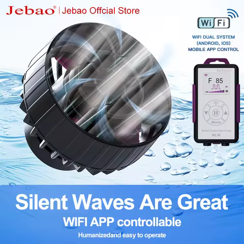 Jebao ALW SLW MLW Series Wave Maker Aquarium Water Pump Filter 12V 24V 7.5W 10W~30W Fish Tank Ultra 