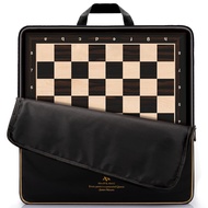 A&A 18.875" Professional Wooden Tournament Chess Board/African Palisander & Maple Inlaid /2.0" Squar