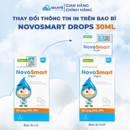 Omega 3, DHA, EPA Novocare NovoSmart drops for bright eyes, smart, ingredients imported from Norway 