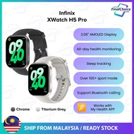 Infinix XWatch H5 Pro Smartwatch 2.06" AMOLED BT Call 100+ Sports Modes Up to 18 Days Battery IP68 W