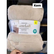 EXCELLENT AMERICAN SHEEP BLANKET New model this year 3 color tones: Moss/Green/Cream Queen Size 249 