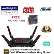 ASUS ROG Rapture GT-AX6000 Dual-Band WiFi 6 Gaming Router, Dual 2.5G Ports - 3 Year Local Asus Warranty