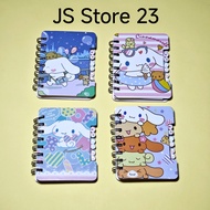Book Small SpiralNotes with Cinnamon Roll Sanrio Characters Fancy Cinnamon Roll Sanrio Spiral Notebo