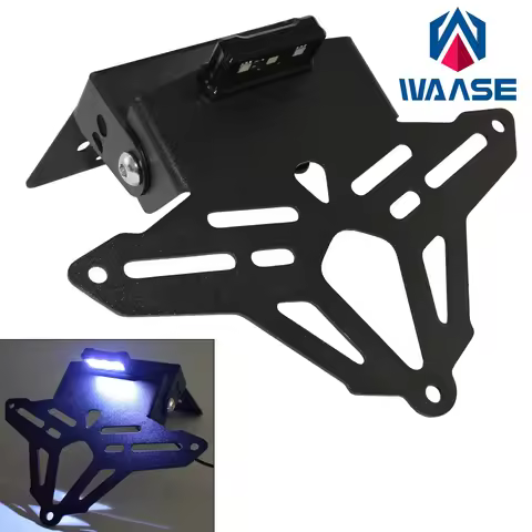 waase For Honda CBR 150 R CBR150R 2019 2020 2021 2022 LED Light Rear License Plate Frame Holder Brac