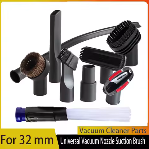 Universal Vacuum Nozzle Suction Brush Head for 32mm 35mm 1 1/4in 1 3/8in Vacuum Cleaner Accessories 