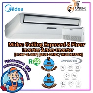 Midea 2.0HP-5.0HP Standard Ceiling Exposed & Floor Convertible Aircond R32 Aircondtioner MUE-CRNX / 
