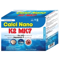 Viên uống CALCI NANO K2 MK7 - bổ sung Canxi D3 MK7 giảm nguy cơ loãng xương phát triển xương răng và