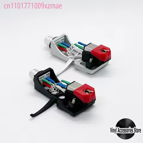 at-vm95e phono cartridge on sliver wire headshell FOR for Pioneer SPL100, PL112D, PL12D, PL117D, PL1