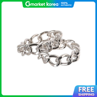 Dries Van Noten Chain Ring Silver