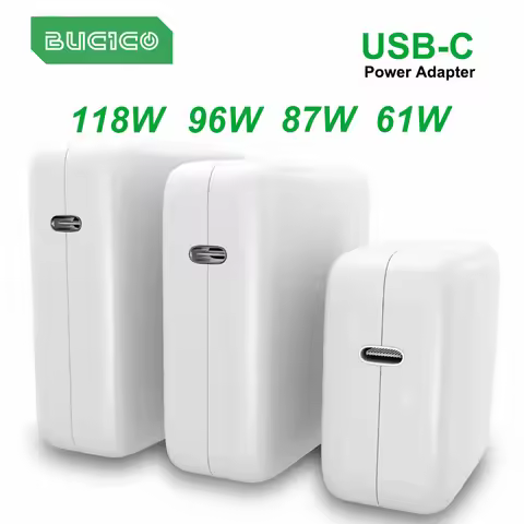 118W 61W 87W 96W USB-C Laptop Power Adapter Type-C PD Charger For Macbook 13 15-inch A1706 A1707 A17