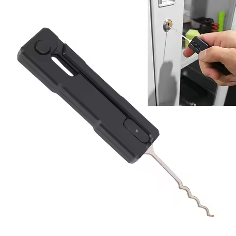 Lock Pick Tool Multi Functional Portable Decompression Lock Pick Hook Set for Outdoors Lock Pick Hoo