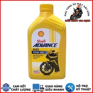 Shell Advance AX5 15W40 oil for manual cars, yellow shell 15w40