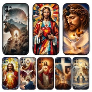for Realme Narzo 70X N65 GT neo 3T P1 C85 C75x C75 C71 15X Catholicism 4Y2 TPU Silicone Soft Black P