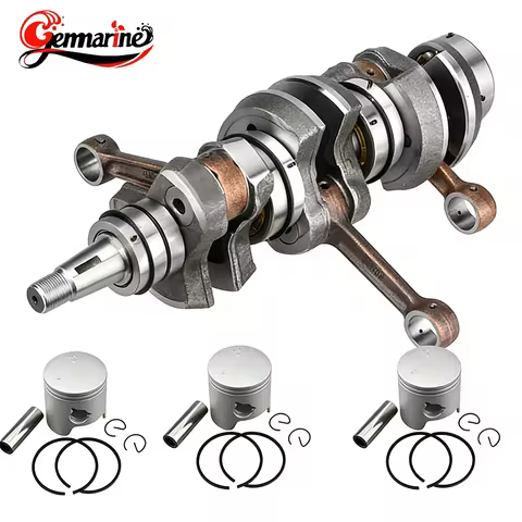 6H3-11400 Crankshaft with Piston Set For Yamaha 60HP 70HP 2T 6K5 Model Outboard Engine Parsun 69D-W1