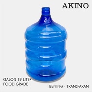 19 Liter PET Water Gallon biru - Durable, Refill, Depot Needs.