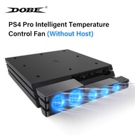 DOBE PS4 Pro ตัวระบายความร้อนพกพาระบายความร้อนเทอร์โบแบบพัดลมไฟฟ้าภายนอกพร้อมเซ็นเซอร์อุณหภูมิอัตโนมัติ,ไอเสียความร้อนหม้อน้ำควบคุมสำหรับคอนโซล PlayStation 4 Pro