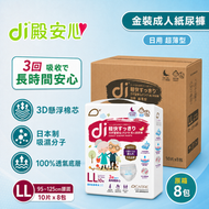 金裝成人紙尿褲(超薄內褲型設計) -  加大碼-原箱 8 包裝#紙尿褲#成人紙尿褲#尿褲#成人尿褲#褲型紙尿褲#復健尿褲#老人家尿片#成人拉拉褲#內褲型尿片#尿片褲