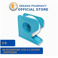3M MICROPORE 1535-0 1/2X10YD W/DISPEN 1'S