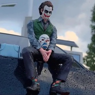 Joker Heath Ledger Figure Car Roof Doll Statue Model Collectible Toy Ornament Vehicle Exterior Decor