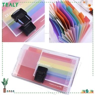 TEALY A6 File Folder Fashion File  School 13 Pockets