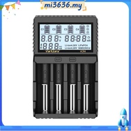 4 Slot Battery Charger AAA Universal Charger Lithium Ion Battery Charger Dry Cell Battery Charger US