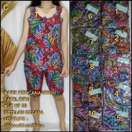 Setelan Hotpants Wanita / Setelan Cantik / Hotpants Kencana Ungu Label biru / Daster Murah