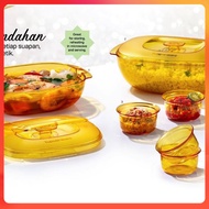 Tupperware 2.5L 1.8L Crystalline Server Set 150ml JoyServe Bowls Gold Limited Golden Emas Serverware Raya Hadiah