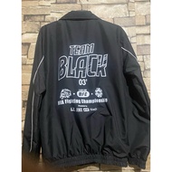 Jacket team black manhwa jinx/Tracksuit team black outfit joo jaekyung
