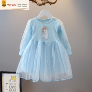 Frozen Princess Elsa Dress For Kid Frozen Dress For Kids Girl Baju Elsa Frozen Dress Kids Baju Princ